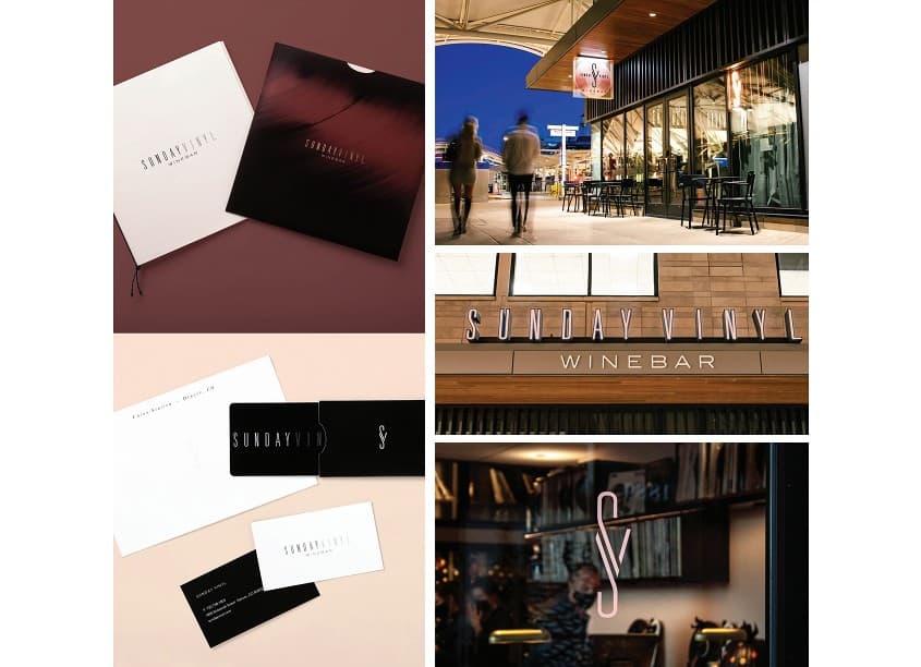 Sunday Vinyl Wine Bar Brand