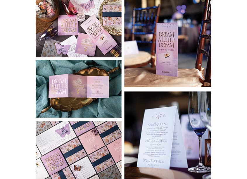 Dream a Little Dream Event Branding — Branding + Identity Programs design — by Firebrick Design — 2022 GDUSA award entry