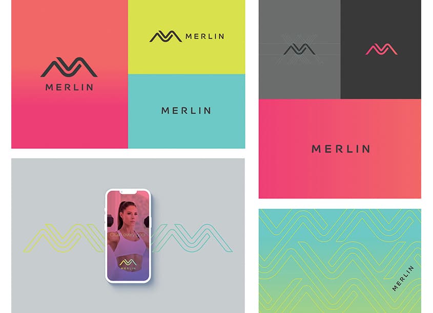 Merlin Fit Logo Design