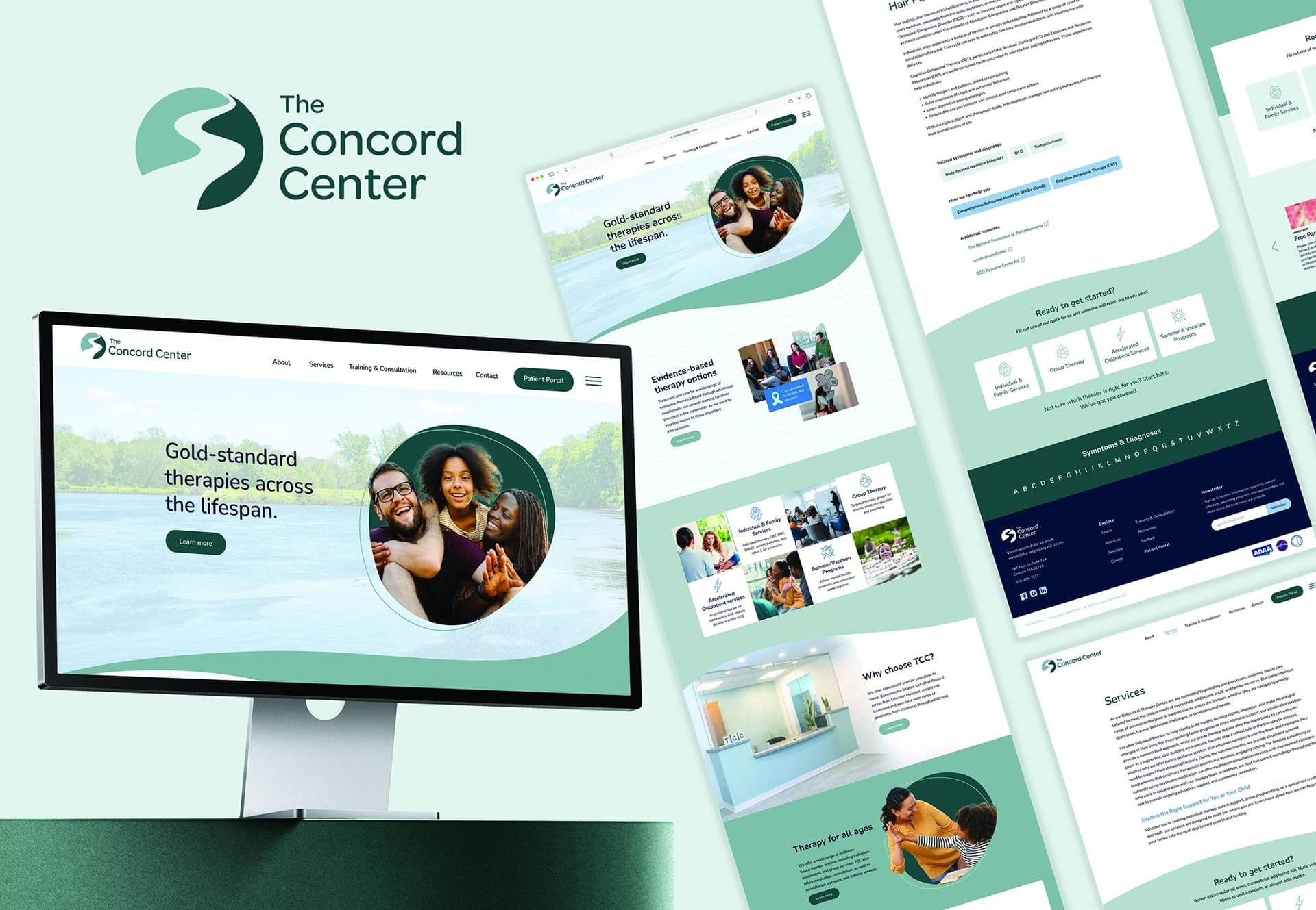 The Concord Center Website Design and Branding