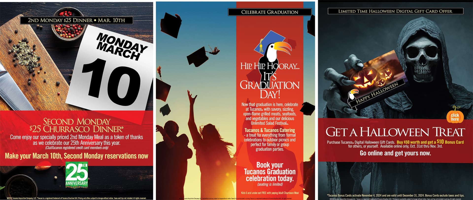 Tucanos Brazilian Grill Weekly Email Blasts