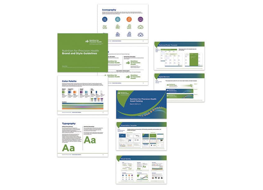 Nutrition for Precision Health Branding and Identity — Health & Wellness design — by RTI International — 2023 GDUSA award entry