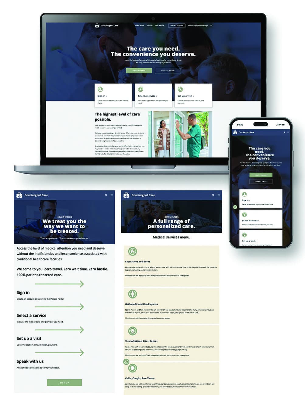 Conciurgent Care New MedTech Website