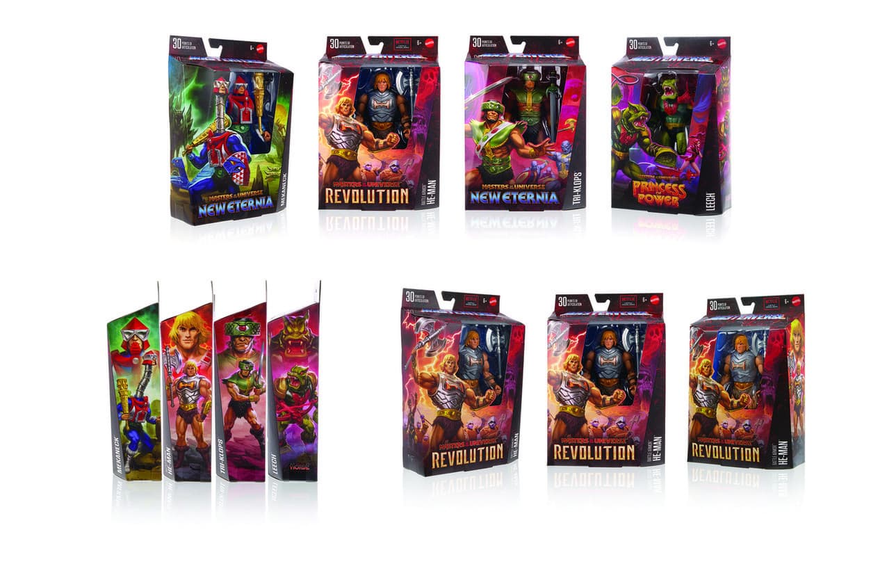 Masters of the Universe Masterverse Packaging Rebrand