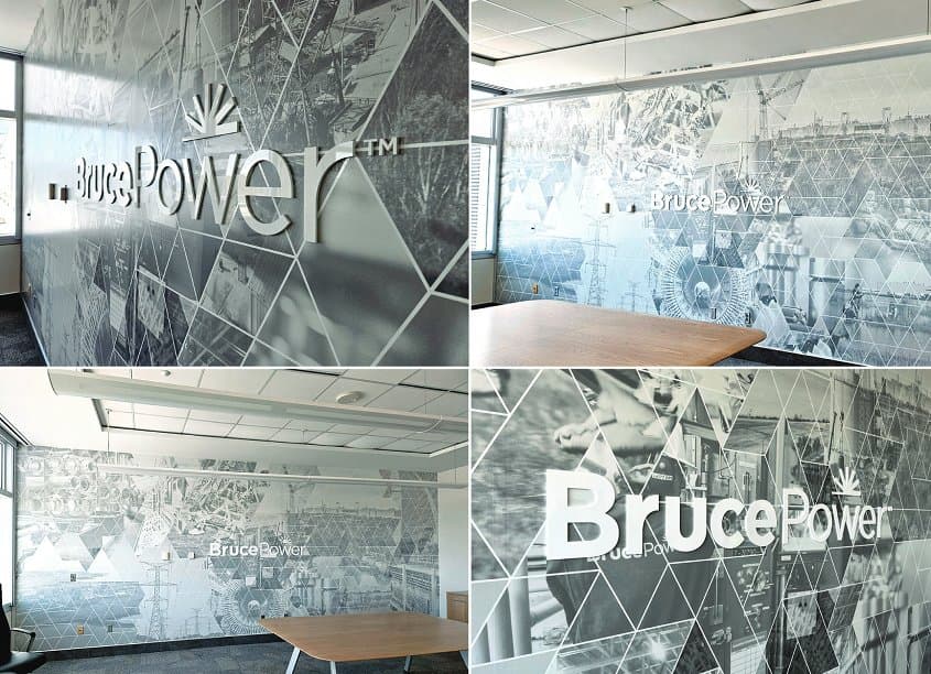 Bruce Power Boardroom Wall Graphics