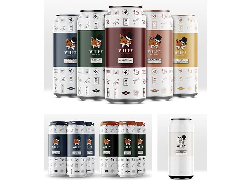 Wiley Brewing Can Design
