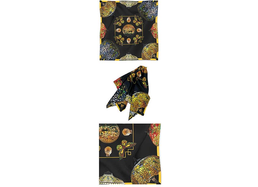 Tiffany Lamps Silk Scarf Design