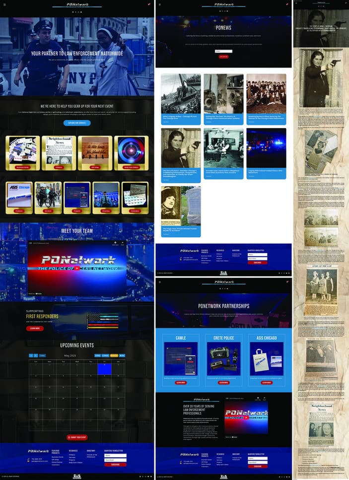 The Police Officers Network (PONetwork) Website Redesign
