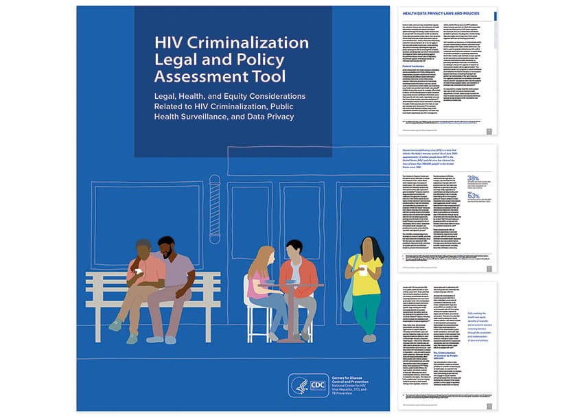 CDC HIV Criminalization Legal & Policy Assessment Tool — Health & Wellness design — by Black Graphics — 2023 GDUSA award entry