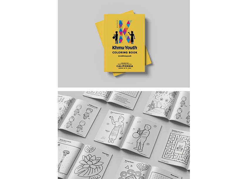 Coloring Book for 2023 Sabaidee Festival