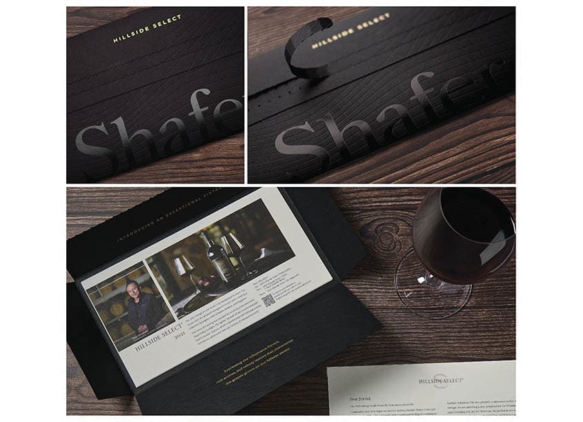 Shafer Vineyards Hillside Select Mailer