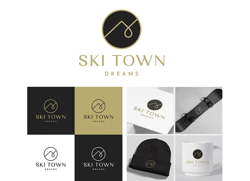 Ski Town Dreams Logo