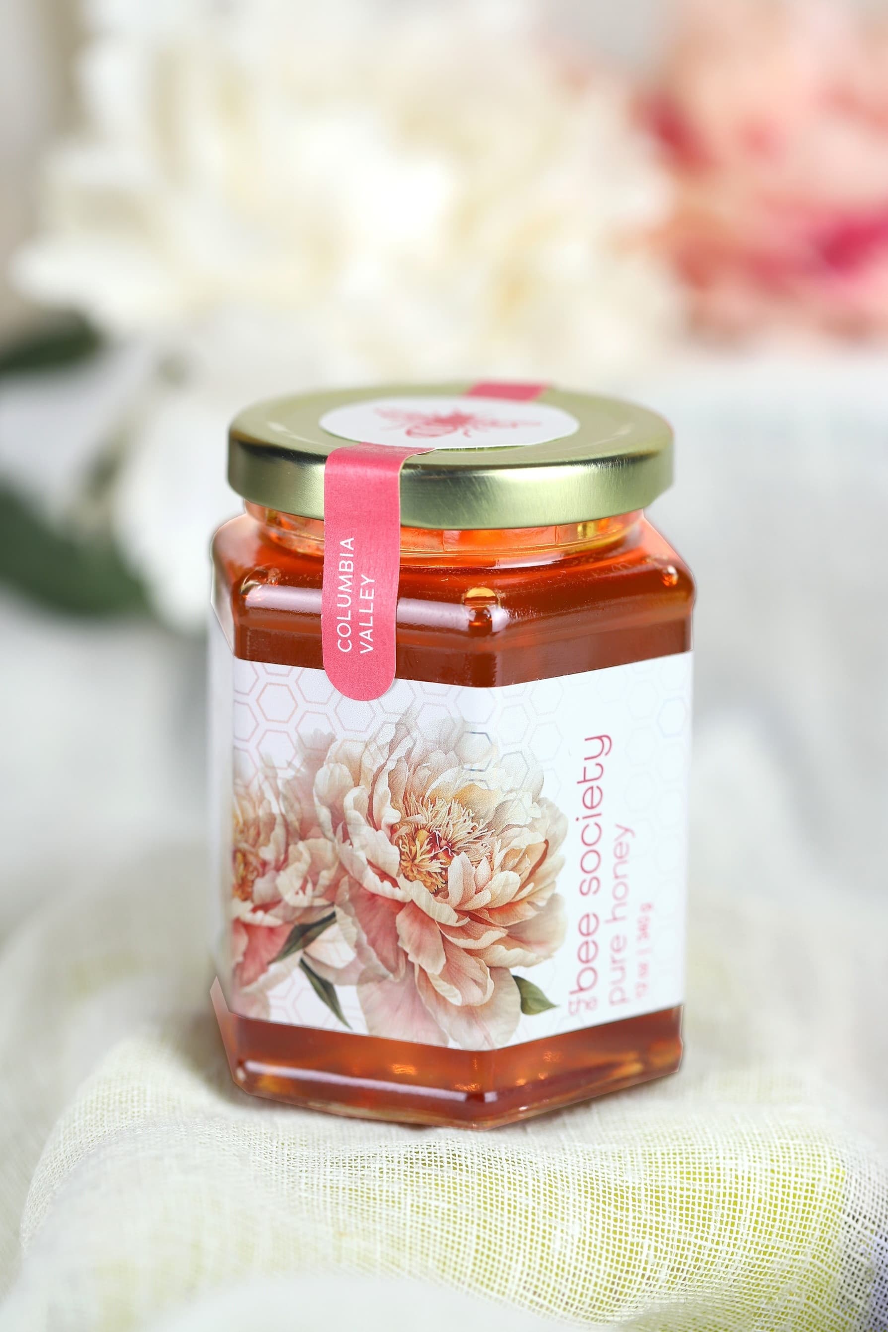 The Bee Society: Honey Holographic Jars Packaging