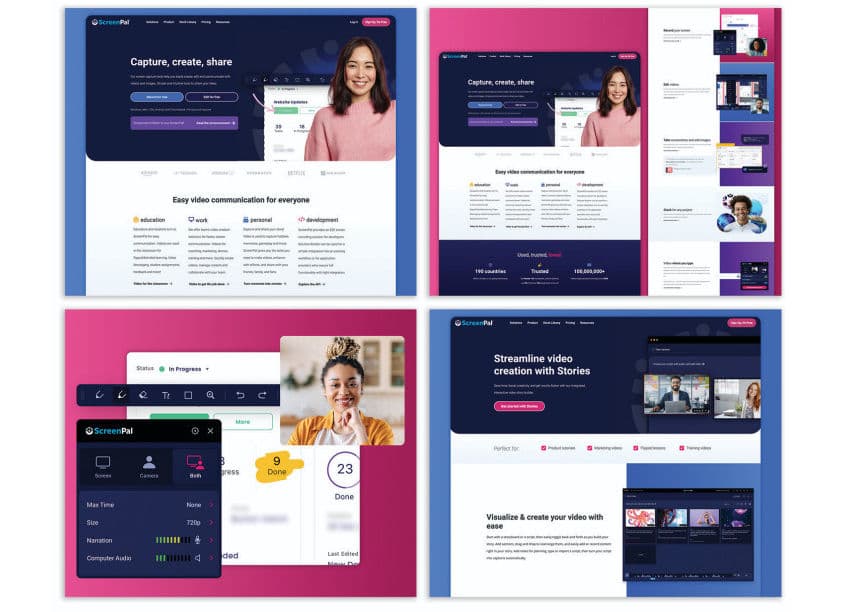 ScreenPal Website Redesign
