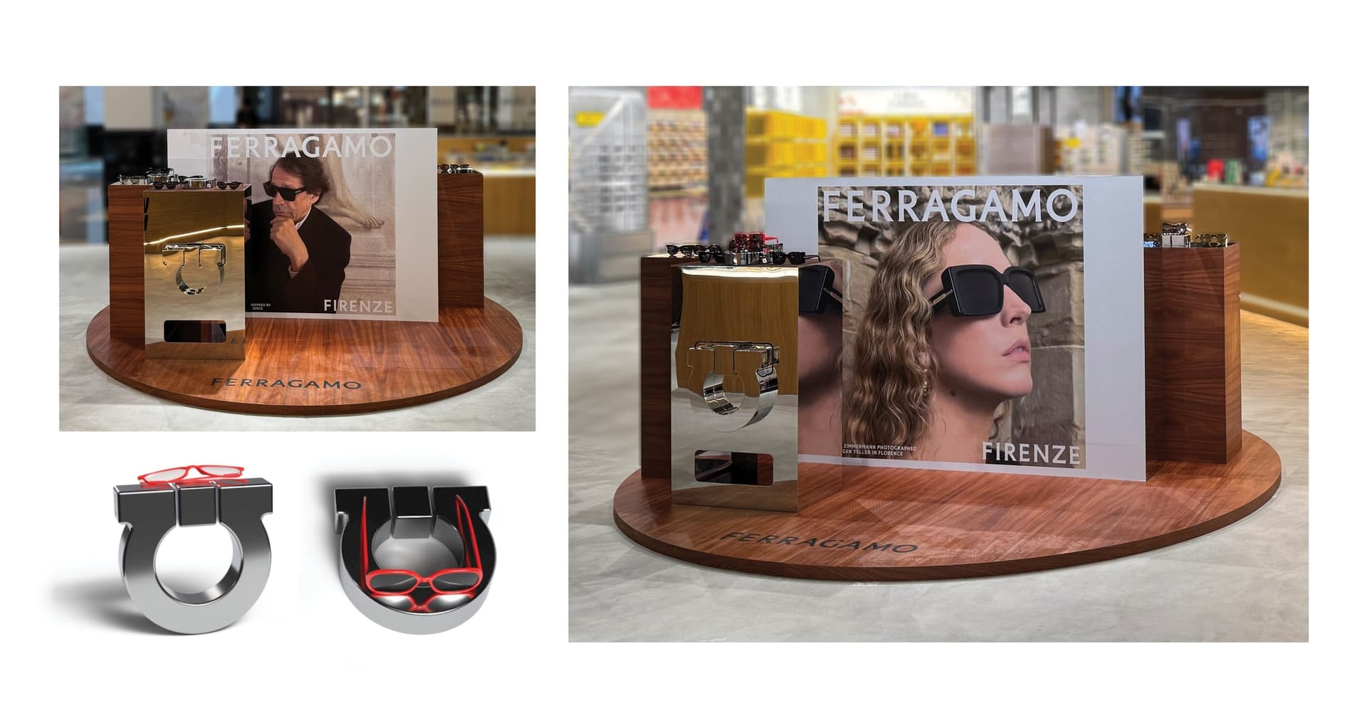 Ferragamo Vision Industries Display