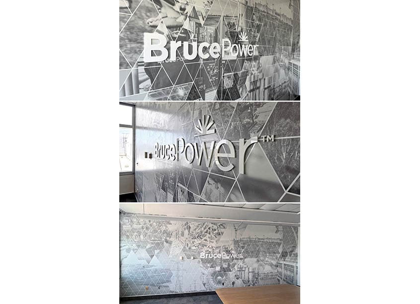 Bruce Power Welcome Wall