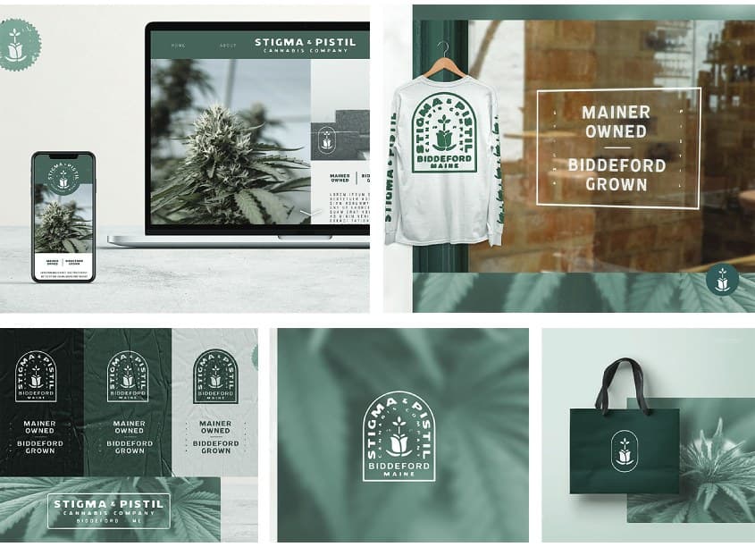 Stigma & Pistil Cannabis Company Branding — Cannabis Branding + Logos design — by Hugh McCormick Design Company — 2023 GDUSA award entry