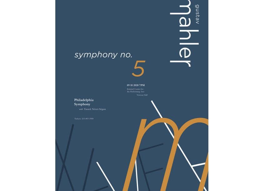 Orchestra Poster: Gustav Mahler’s Symphony No. 5