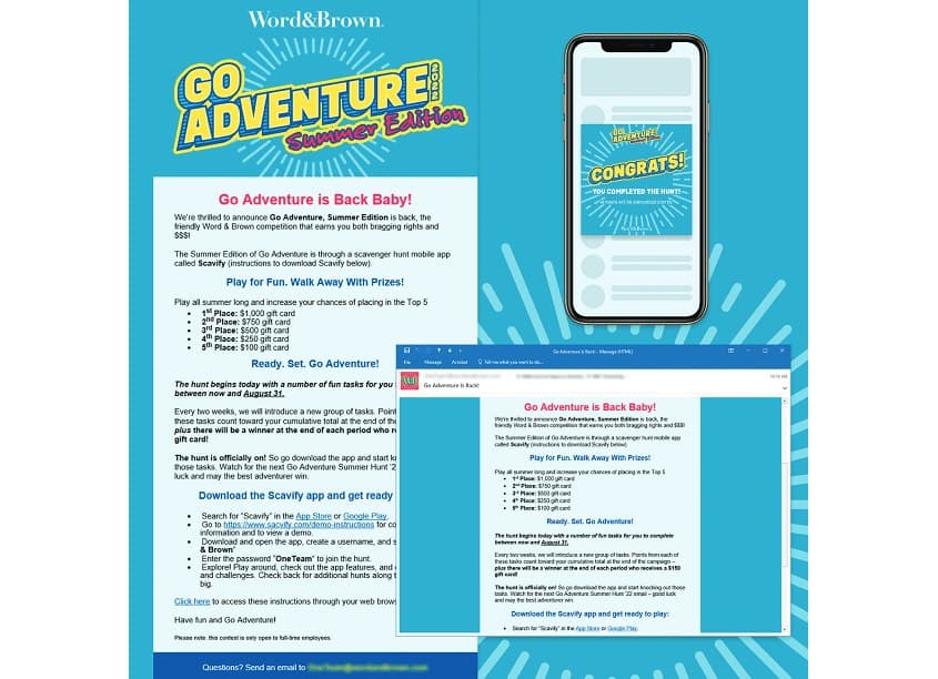 Word & Brown GA Go Adventure 2022 Campaign