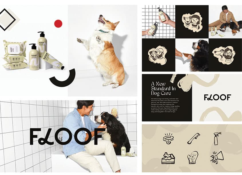 FLOOF Branding and Identity and Logos