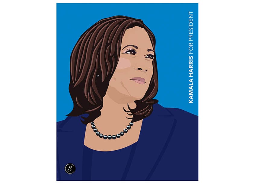 Kamala Harris for President Poster