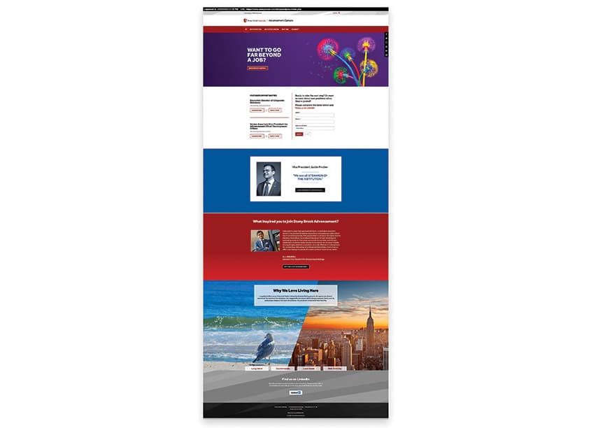 Advancement Careers Website