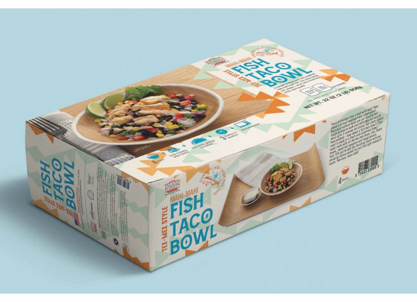 Tex-Mex Fish Taco Bowl Packaging