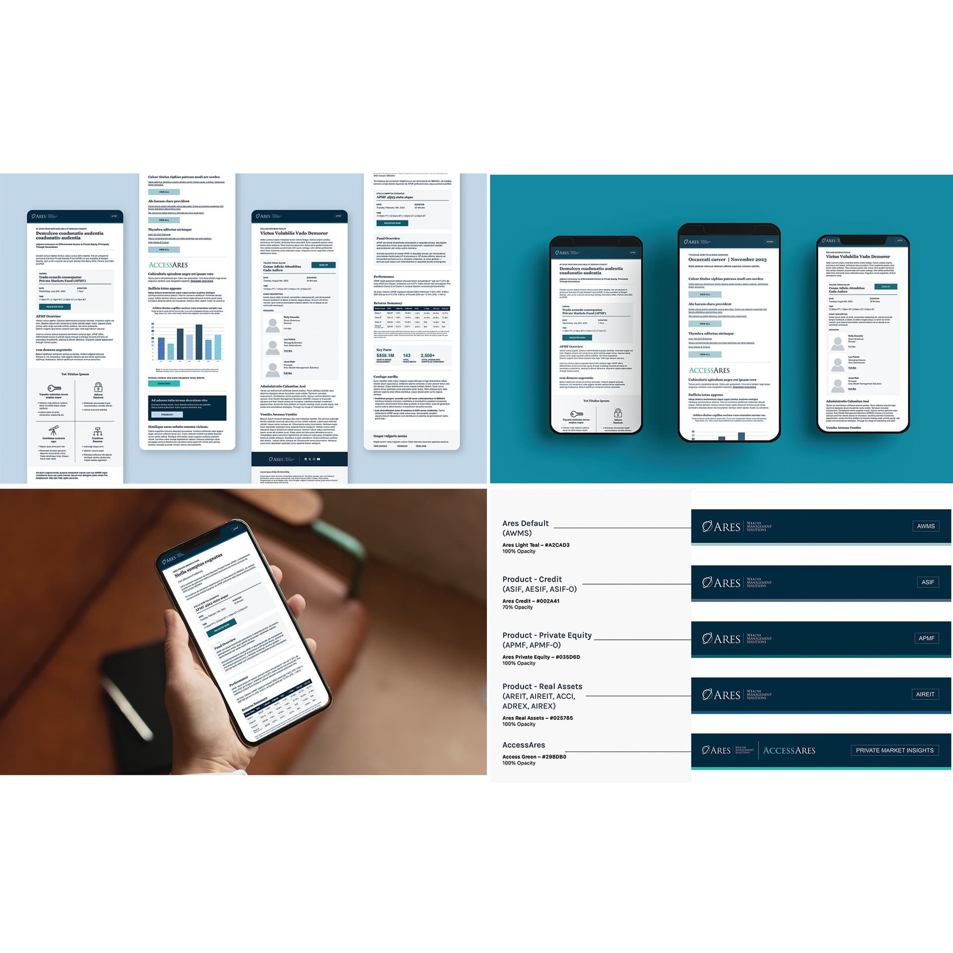 Ares Wealth Management Solutions Email Template System