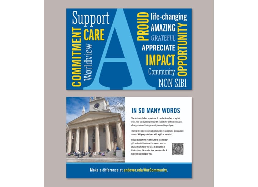 “In Their Own Words” Direct Mail Appeal