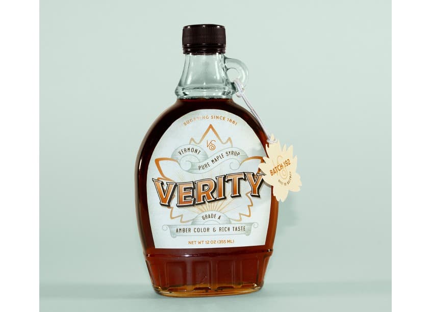 Verity Syrup Co Label Design