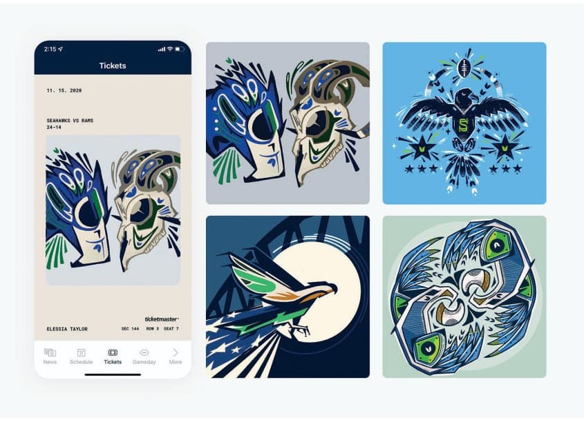 2021 Digital Commemorative Ticket Illustrations