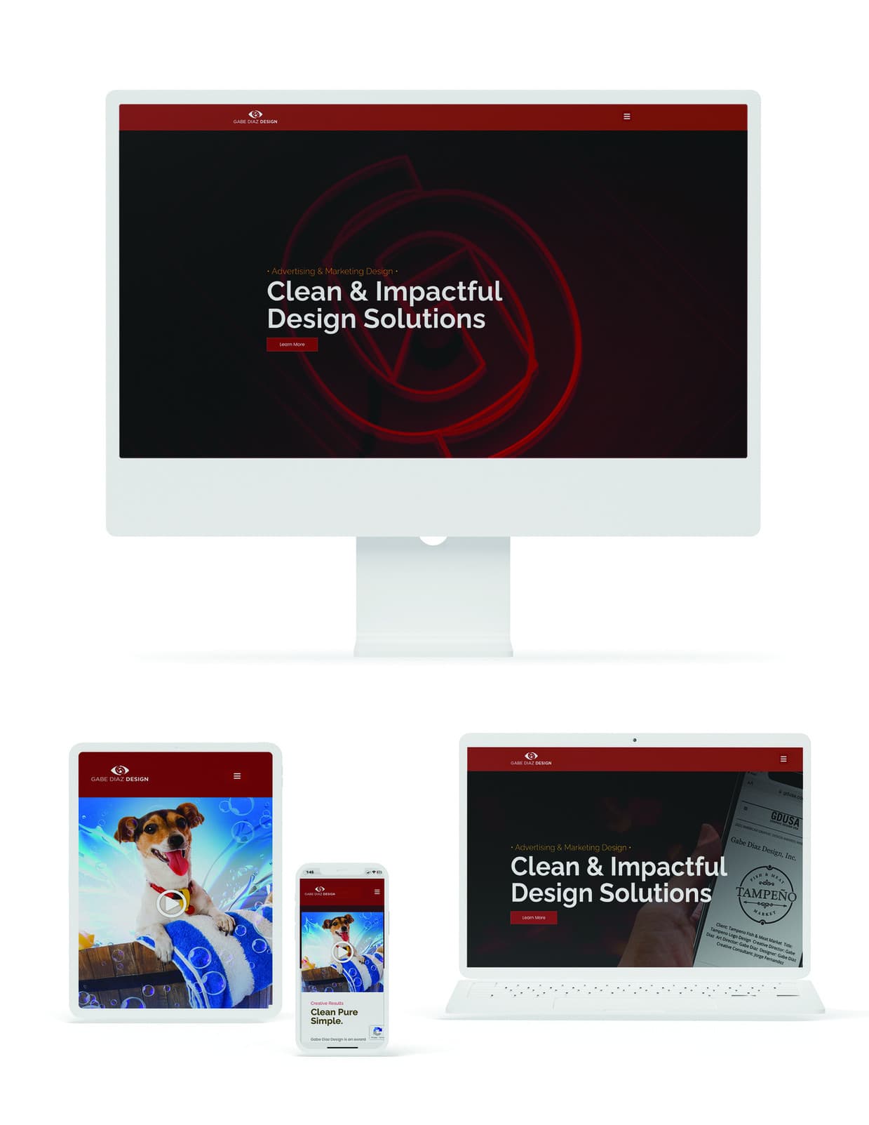 Gabe Diaz Design Website Redesign