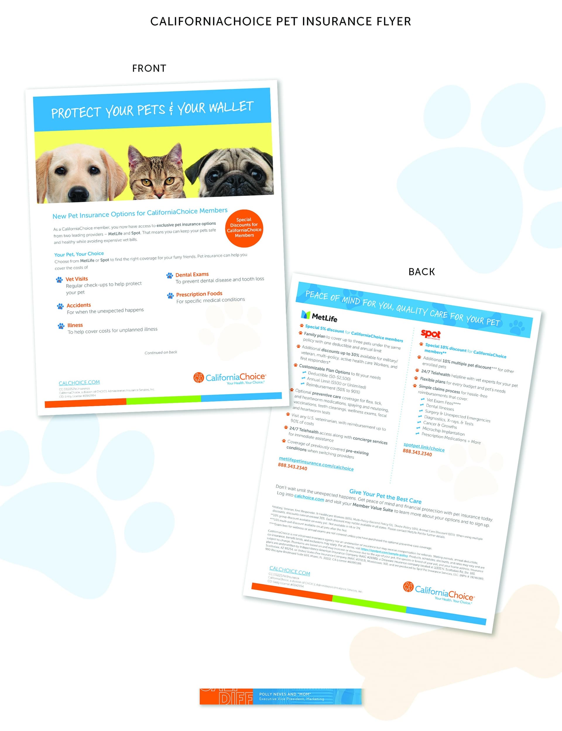 CHOICE Administrators Pet Insurance Flyer