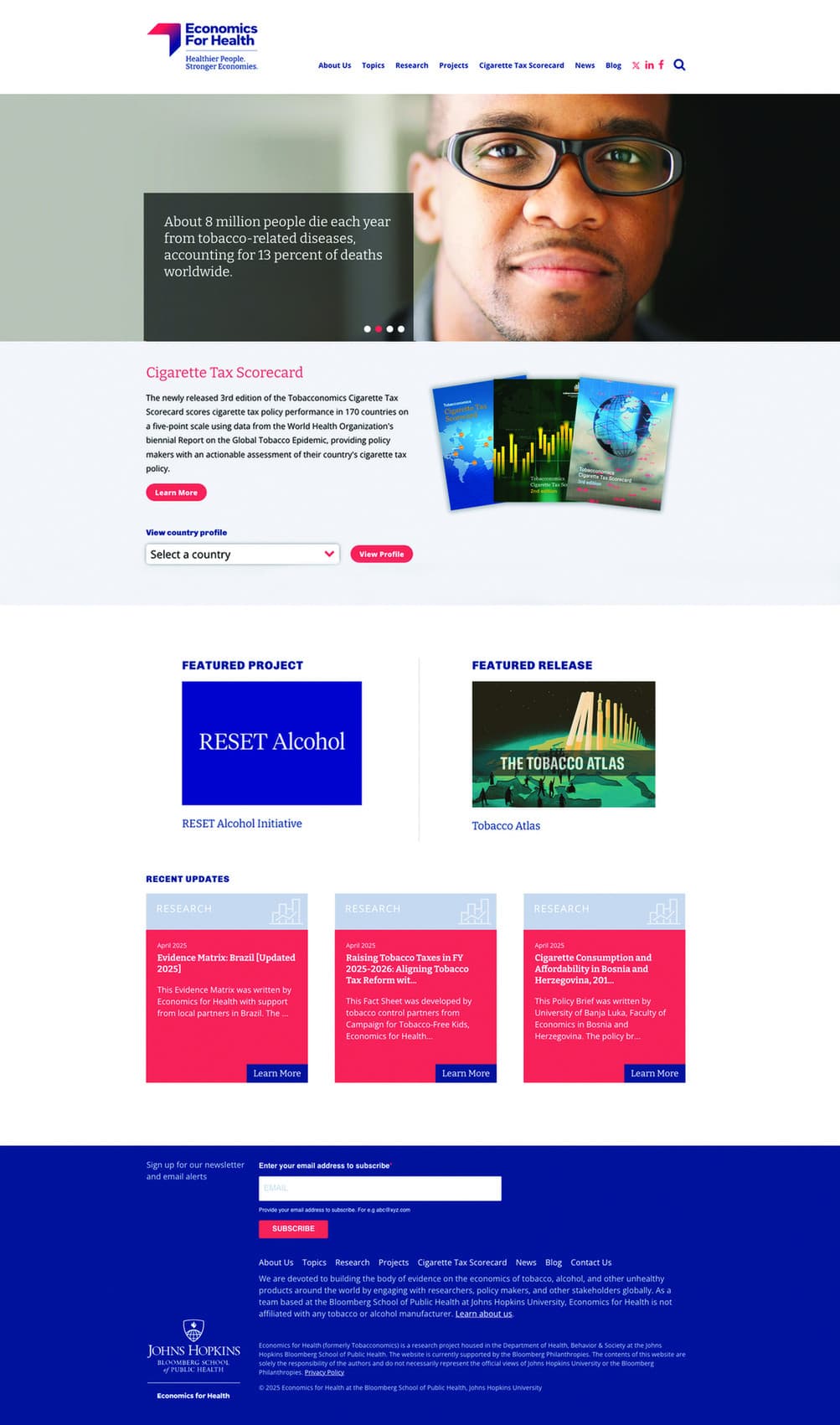 Economics for Health Website