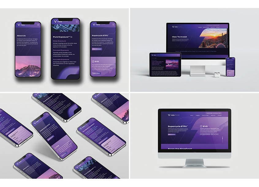 VistaShares Website Design