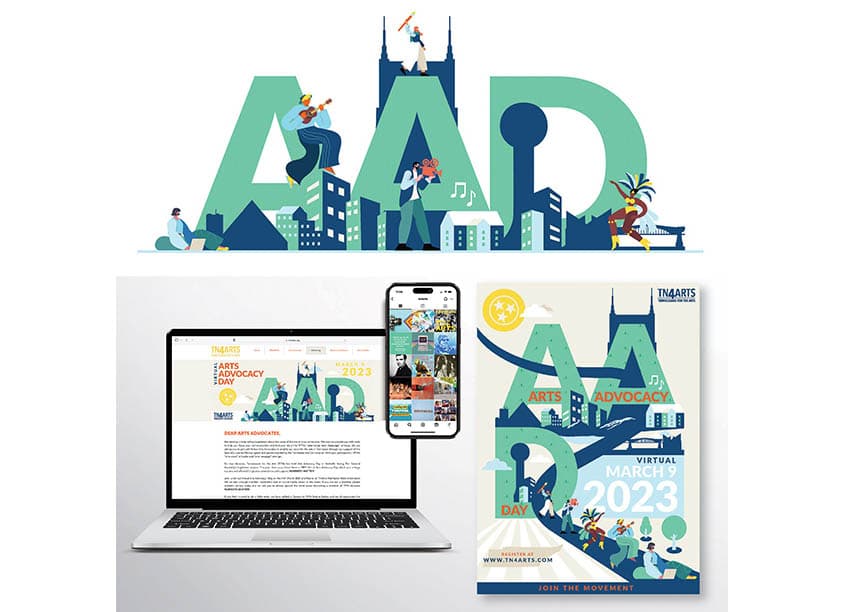2023 Arts Advocacy Day Branding