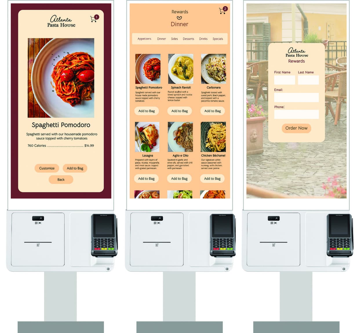 Atlanta Pasta House Kiosk