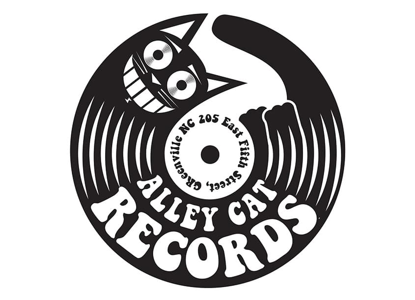 Alley Cat Records Logo — Branding + Identity Programs design — by Blue Barn Design Co. — 2022 GDUSA award entry