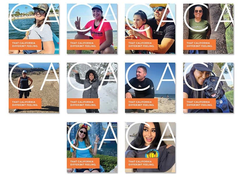 CHOICE Administrators “That California Different Feeling” Social Media Campaign — Health & Wellness design — by The Word & Brown Companies — 2023 GDUSA award entry