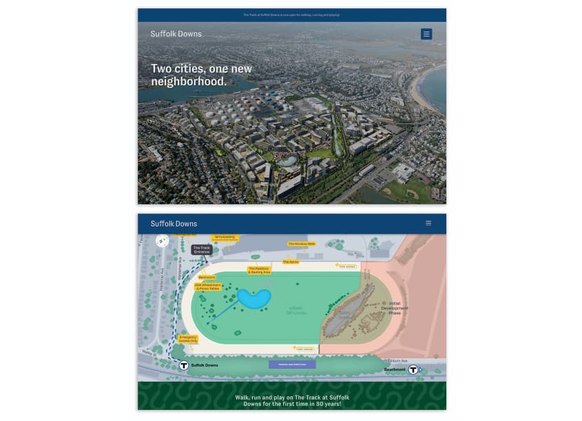 The Track at Suffolk Downs Website