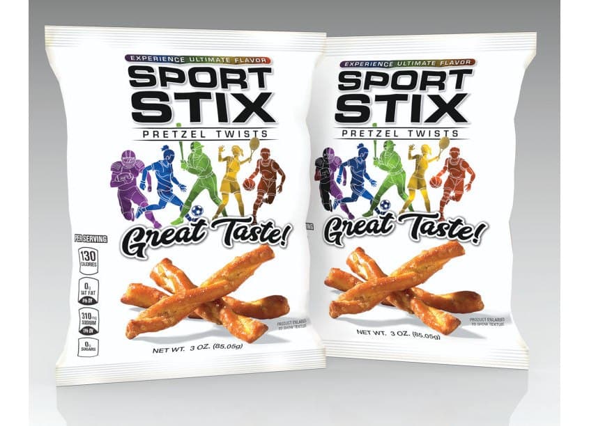 Sport Stix Pretzel Twists Packaging