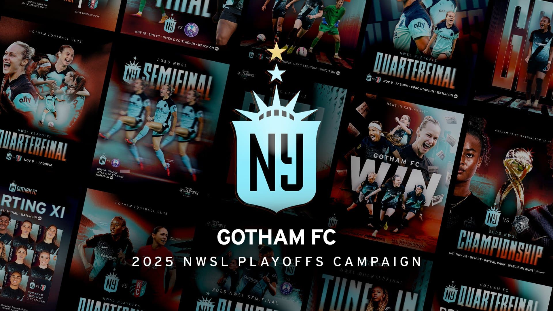 Gotham FC 2025 NWSL Playoffs Campaign