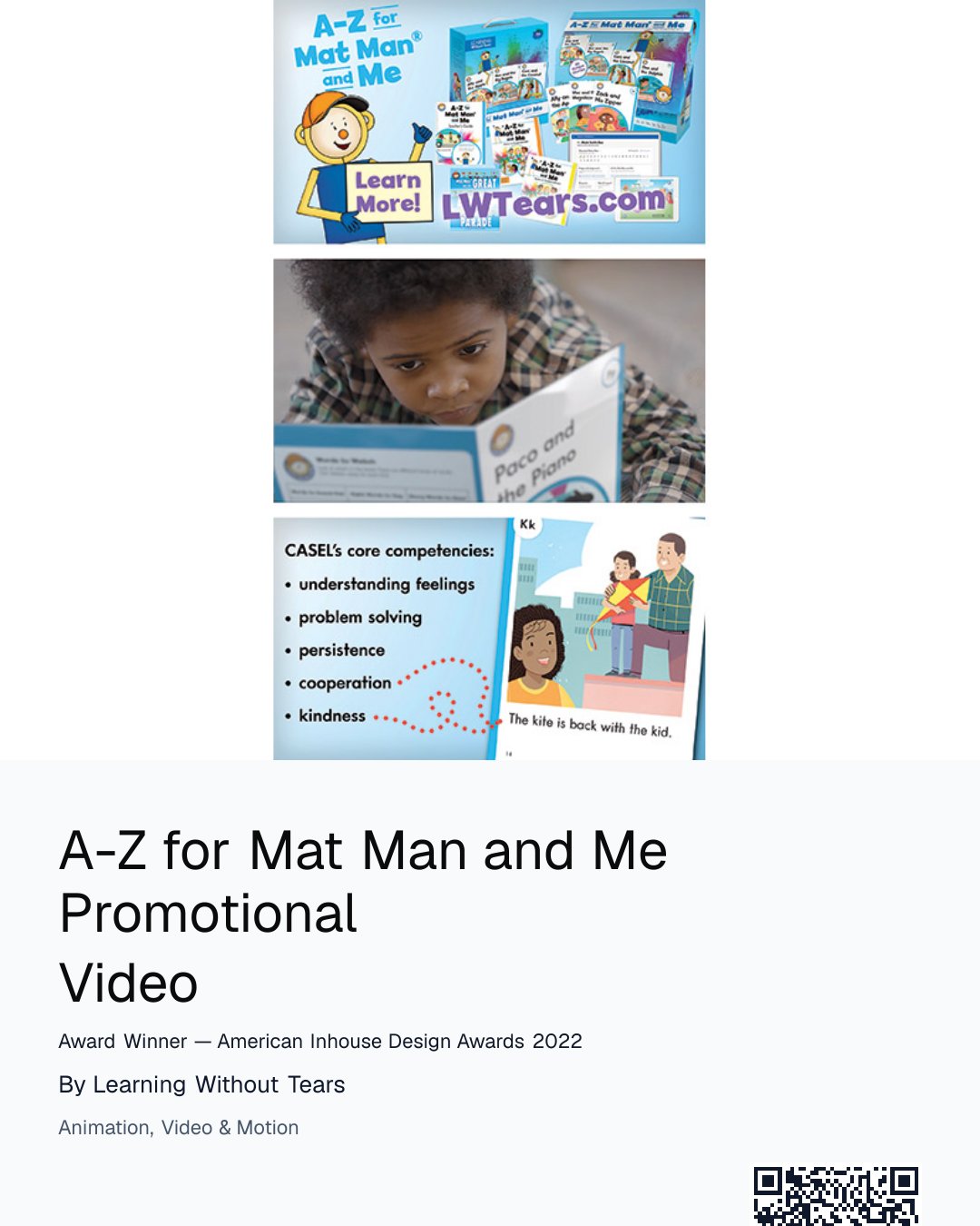 A-Z for Mat Man and Me Promotional Video | GDUSA Gallery