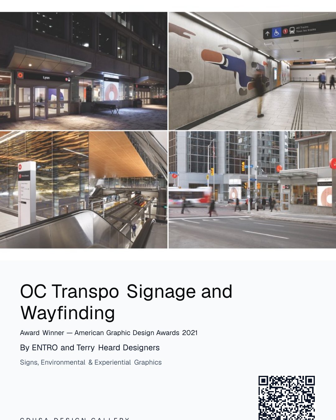 OC Transpo Signage and Wayfinding | GDUSA Gallery