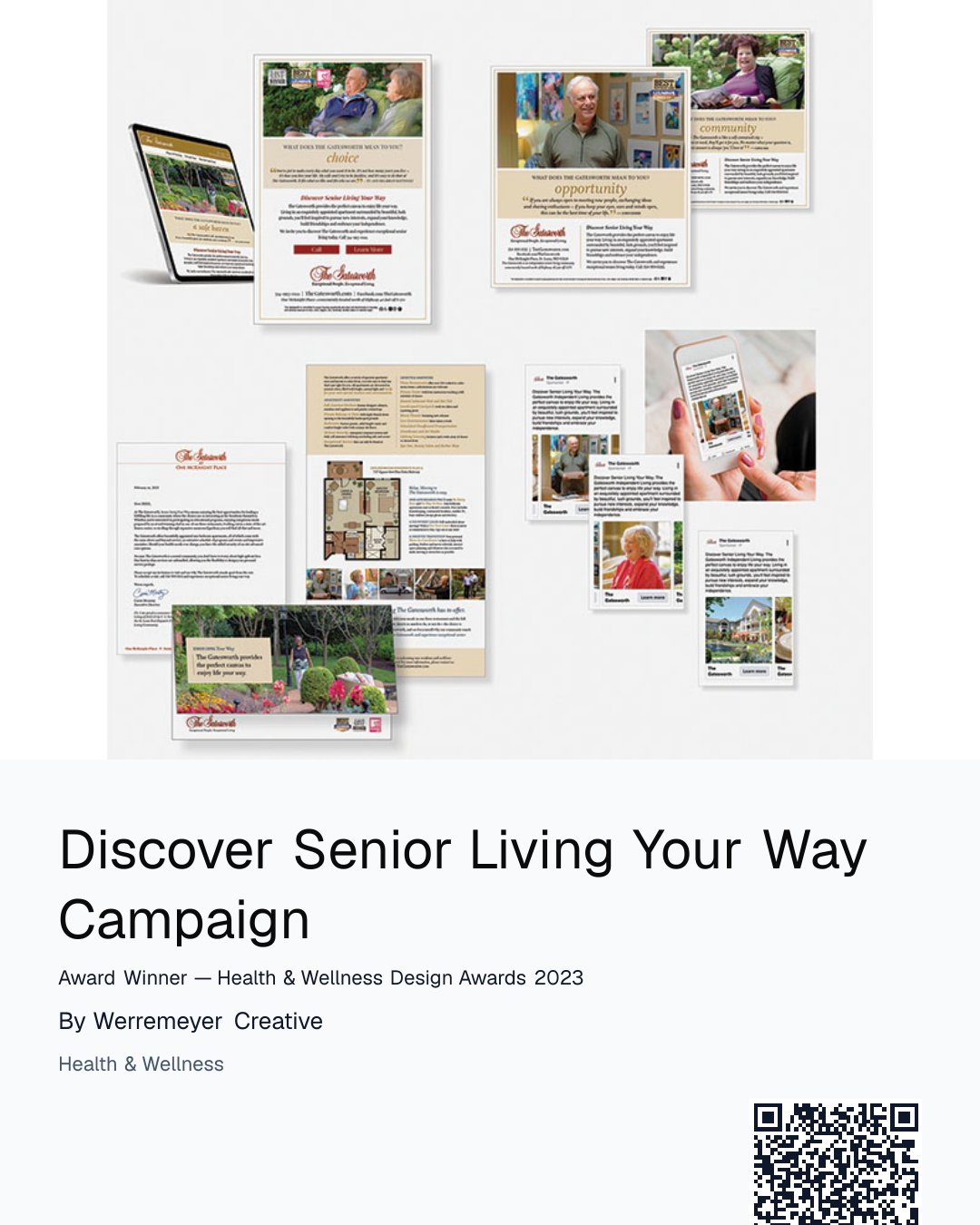 Discover Senior Living Your Way Campaign | GDUSA Gallery