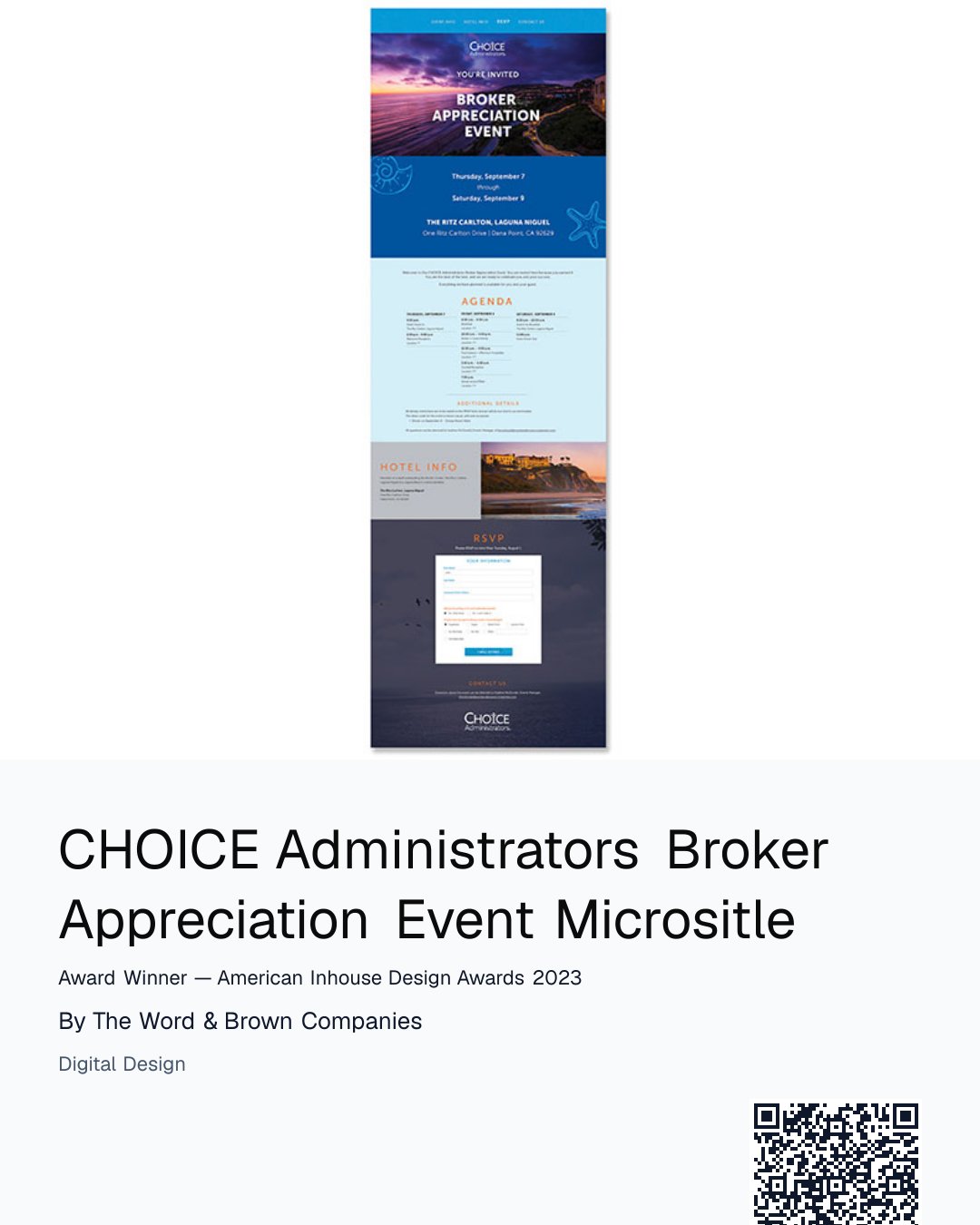 CHOICE Administrators Broker Appreciation Event Micrositle | GDUSA Gallery