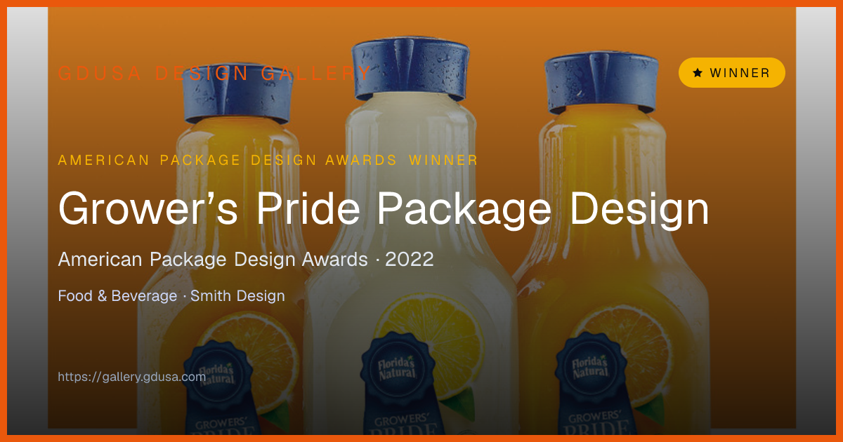 Grower’s Pride Package Design | GDUSA Gallery